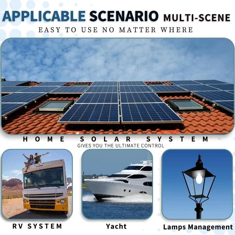 200W 300W 400W Step-up/Down MPPT 24~85V/10~30V Output 17-55v Real-time Tracking Solar Battery Aluminum Charge Controller
