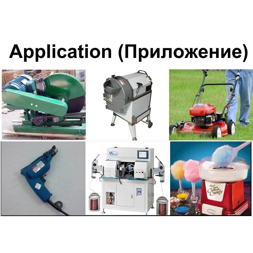 200W DC Permanent Magnet Motor High Speed 12V 24V 1800RPM 3000RPM High Torque Forward Reverse Adjustable Motor Automated Control