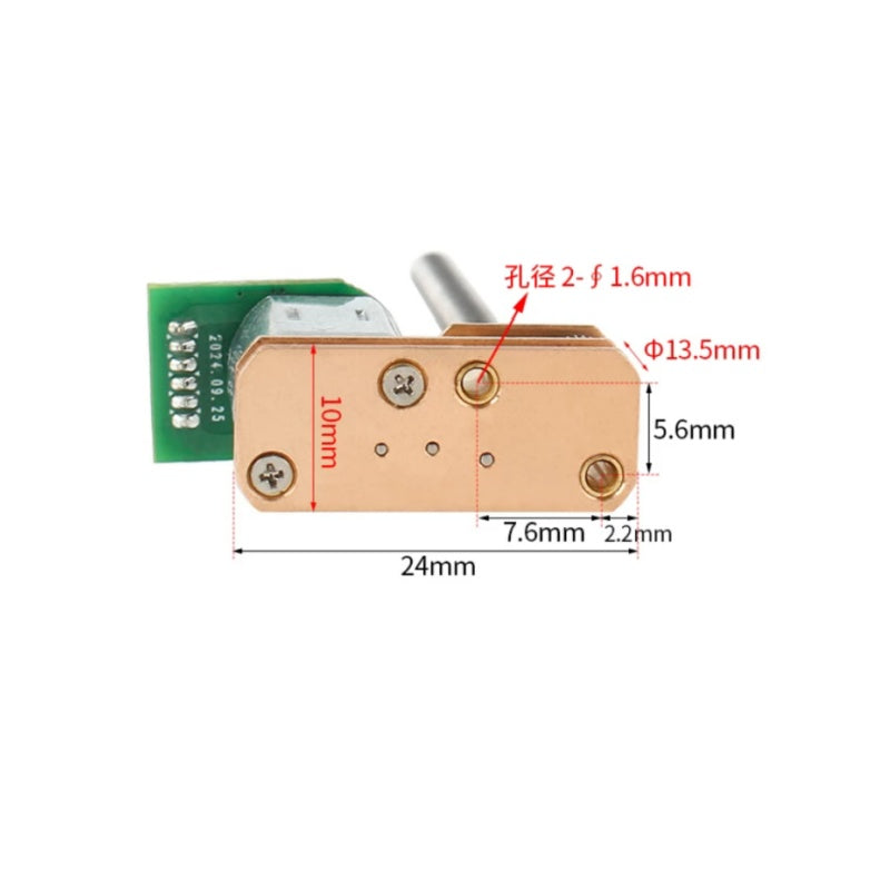 CHF‑GM1024‑N20ABHL, GM1024‑N20, N20 encoder dc motor, hall encoder gear motor, dc geared motor with encoder, M4 55mm threaded shaft motor, ZH1.25‑6PIN motor, AB phase encoder motor, DC3V 6V 12V n20 motor, 1:50‑1:500 reduction motor, robot dc motor, robotic arm motor, miniature closed‑loop motor