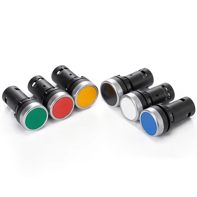 electrical center b2c | 22mm 1NO 1NC Contact push button self-resetting ...