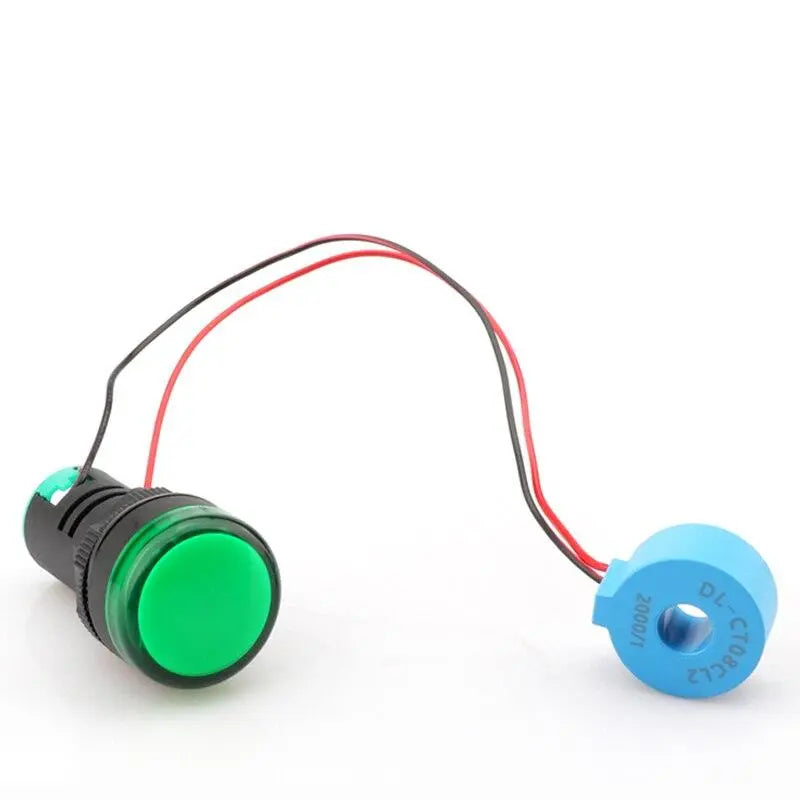 22mm Tapping LED Current Indicator Power Indicator AC Current transformer Indicator - electrical center b2c,current indicator led
