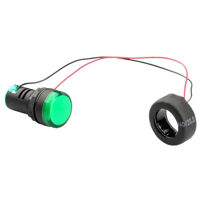 22mm Tapping LED Current Indicator Power Indicator AC Current transformer Indicator - electrical center b2c,current indicator led

