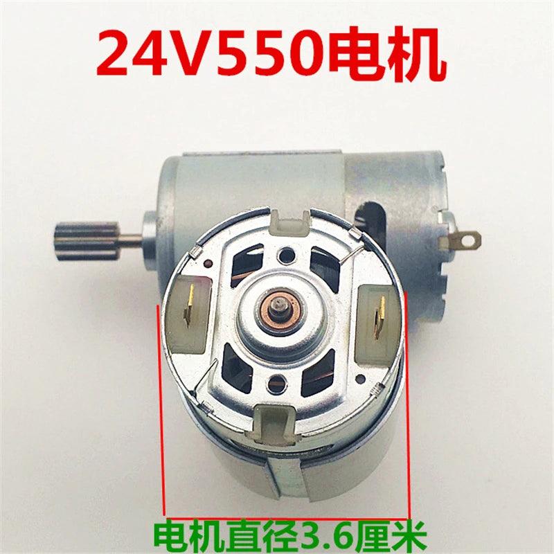 24V RS555 200W Children's Electric Toys Car Motor 24V DC Motor For Kid's Ride On Car 24V Engine For Kid's Electric Vehicle