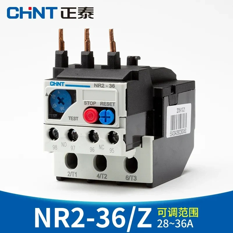 CHINT thermal overload relay, NR2 relay, CHINT NR2-36 28-36A