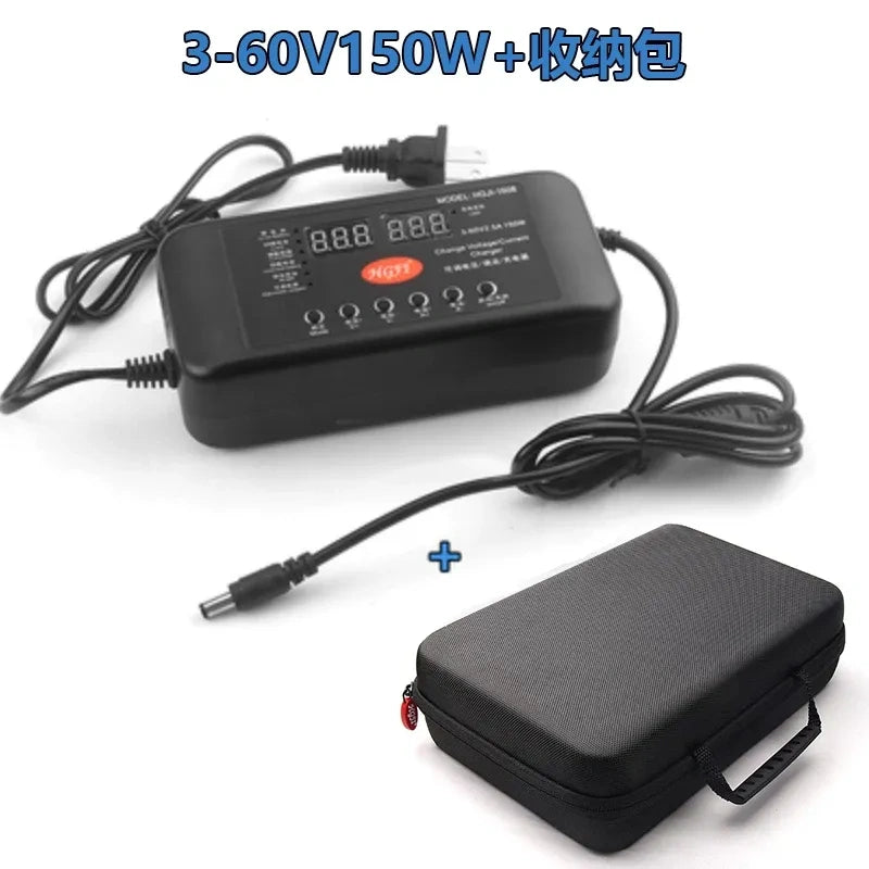 Adjustable DC Power Supply 3-60V 2.5A / 3-90V 1.5A, Digital Display Variable Voltage Current Charger