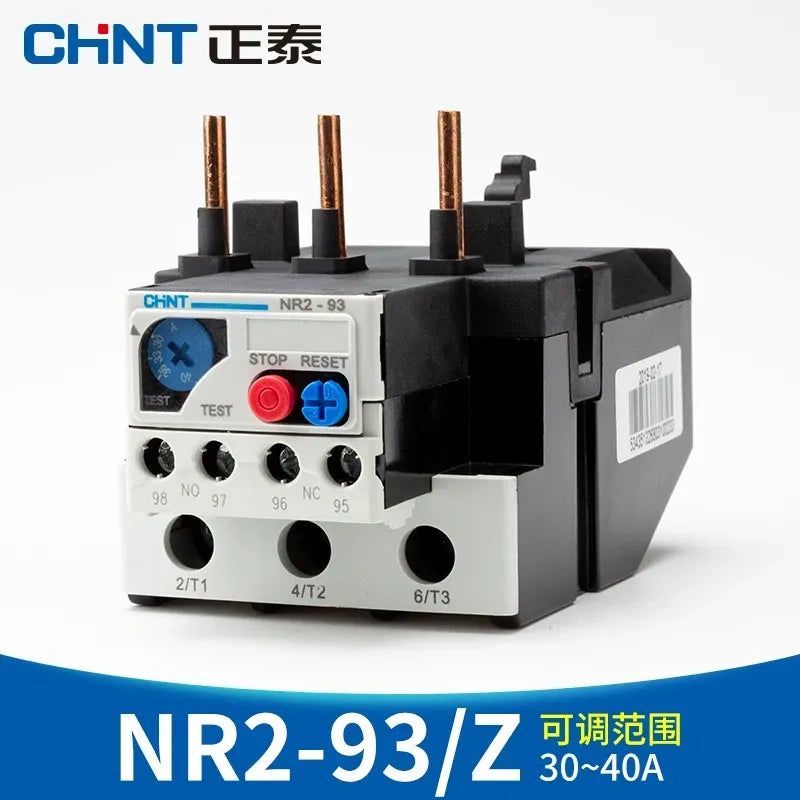 CHINT thermal overload relay, NR2 relay, CHINT NR2-93 30-40A