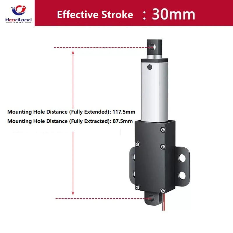 Mini Linear Actuator 12V/24V, 10-200mm Stroke