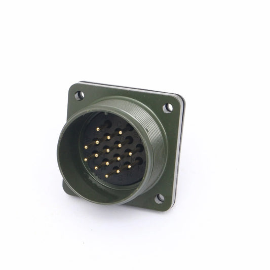 MIL-C-5015 24S Connector, MIL-SPEC 5015 Plug, 7/9/16/24 Pin Aviation Connector, IP67 Waterproof Connector, Gold-Plated Contacts, Military Standard Circular Connector, Industrial Multi-Core Plug, 380V Power Connector, Aerospace Connector, Corrosion Resistant Connector
