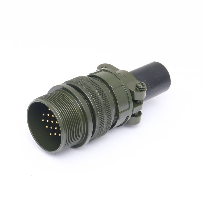 MIL-C-5015 24S Connector, MIL-SPEC 5015 Plug, 7/9/16/24 Pin Aviation Connector, IP67 Waterproof Connector, Gold-Plated Contacts, Military Standard Circular Connector, Industrial Multi-Core Plug, 380V Power Connector, Aerospace Connector, Corrosion Resistant Connector