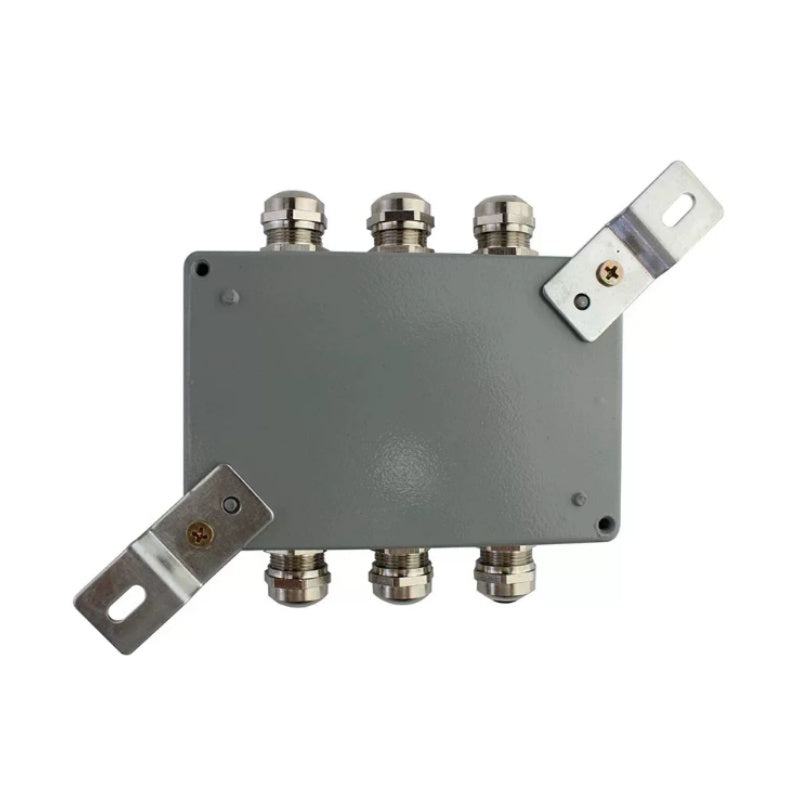 mounting bracket,enclosure hanging tab,L‑shape wall bracket,cast aluminum box fixing feet,junction box wall mount part,galvanized metal bracket,electrical enclosure hardware,wall‑mount hanging angle