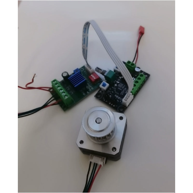 Simple Stepper Motor Pulse Generator Module, Adjustable Speed Positive Negative Rotation Control Board for Nema17 Nema23(42/57)