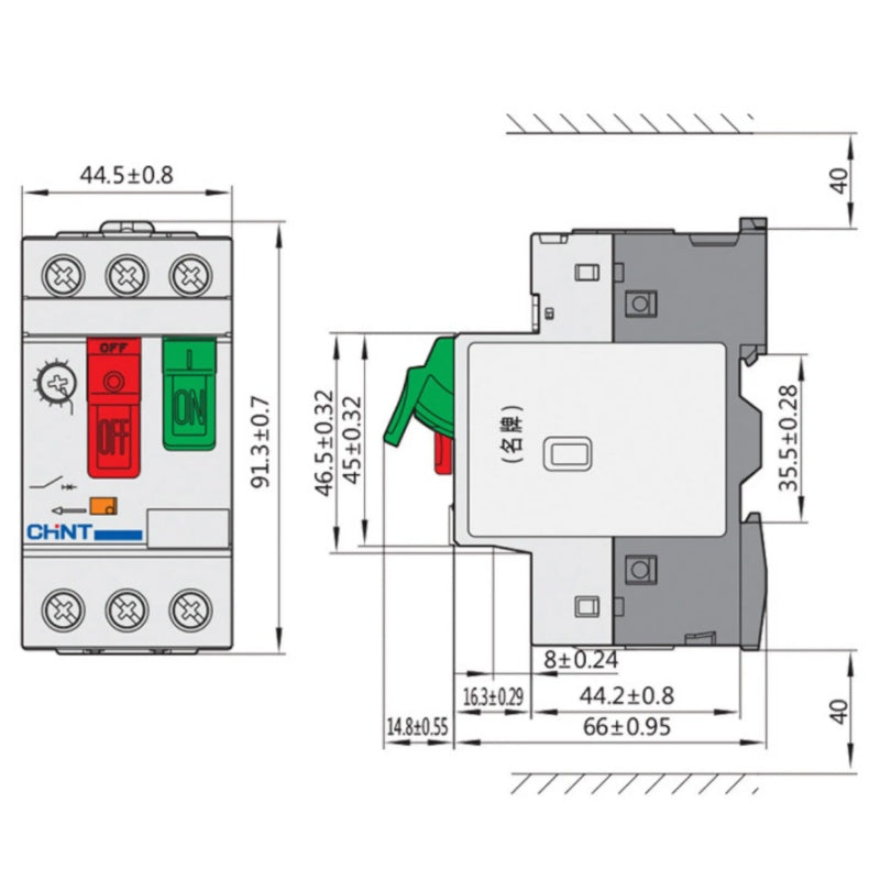 CHINT NS2-25 Motor Protection Circuit Breaker