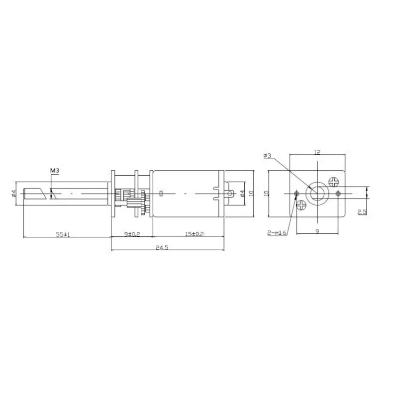 N20 dc gear motor,M3*55 threaded shaft motor,micro screw shaft reduction motor,3v 6v 12v n20 motor,mini threaded dc motor,T‑flange n20 motor,small diy gear motor,micro robotic drive motor