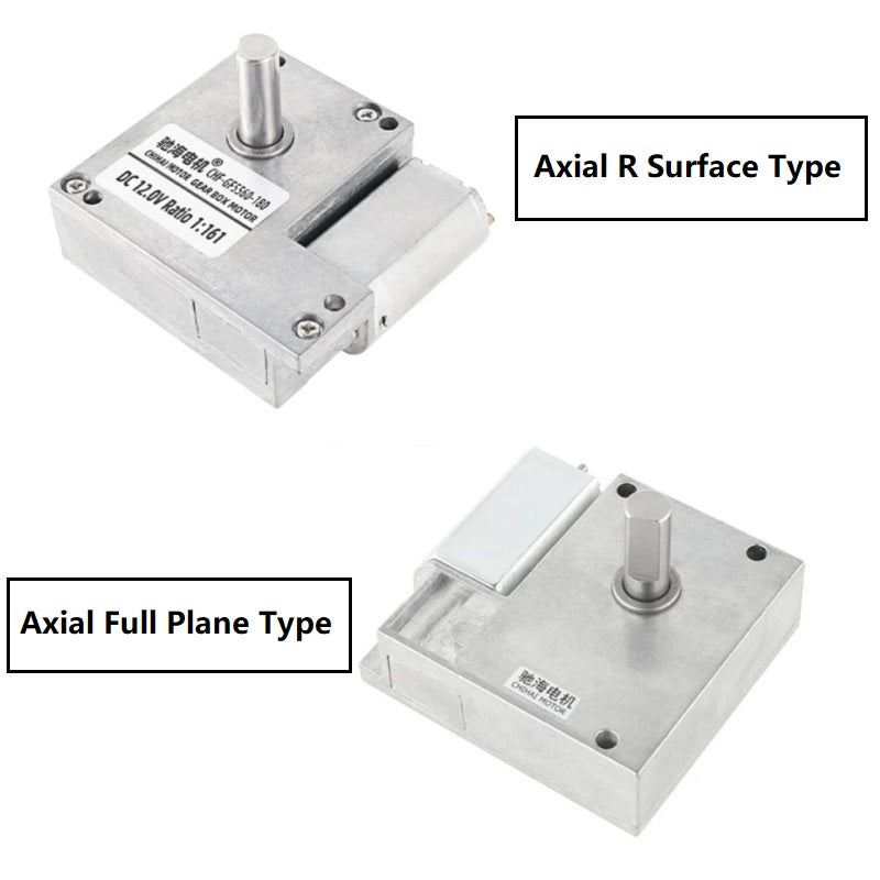 CHF-GF5560-180 DC Worm Gear Motor | 6-24V | High Torque | Self-Locking