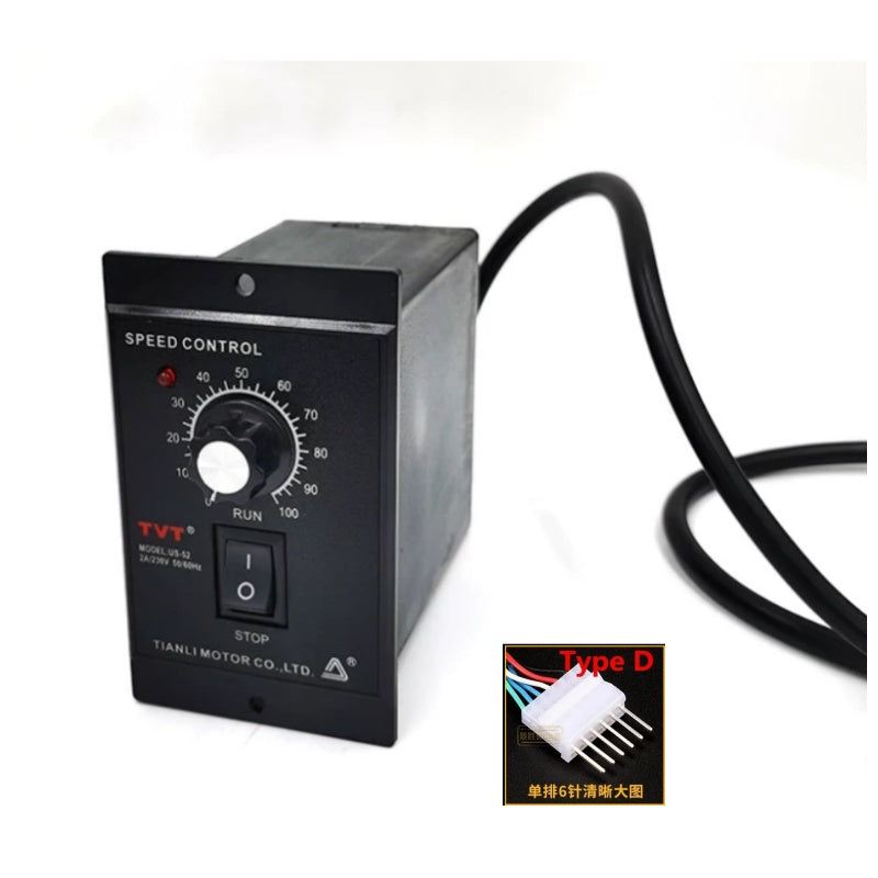 وحدة التحكم في سرعة المحرك US-52 AC 220V 6 وات 15 وات 25 وات 40 وات 60 وات 90 وات 120 وات 180 وات 250 وات 400 وات تحكم ميكانيكي في السرعة قابل للتعديل