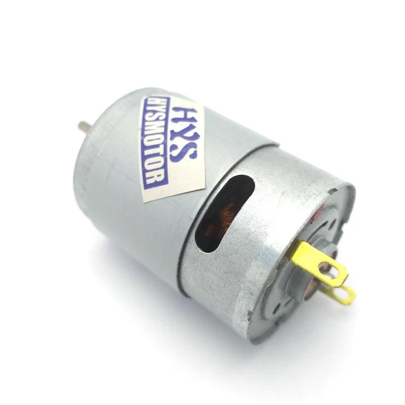 385 Micro DC Motor 12V 24V 4000rpm 8000rpm High Speed PWM Reversed CW CCW 12 Volt V Electric DIY Model Toy Fan RS385