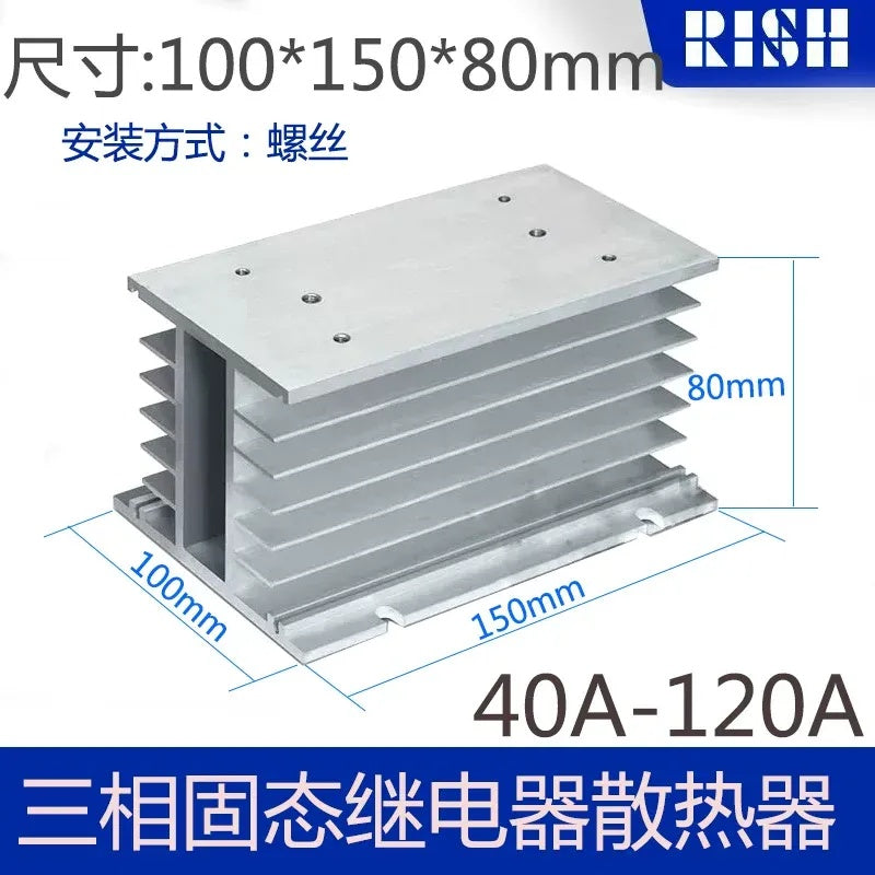 heat sink for 3 phase SSR 40-120a