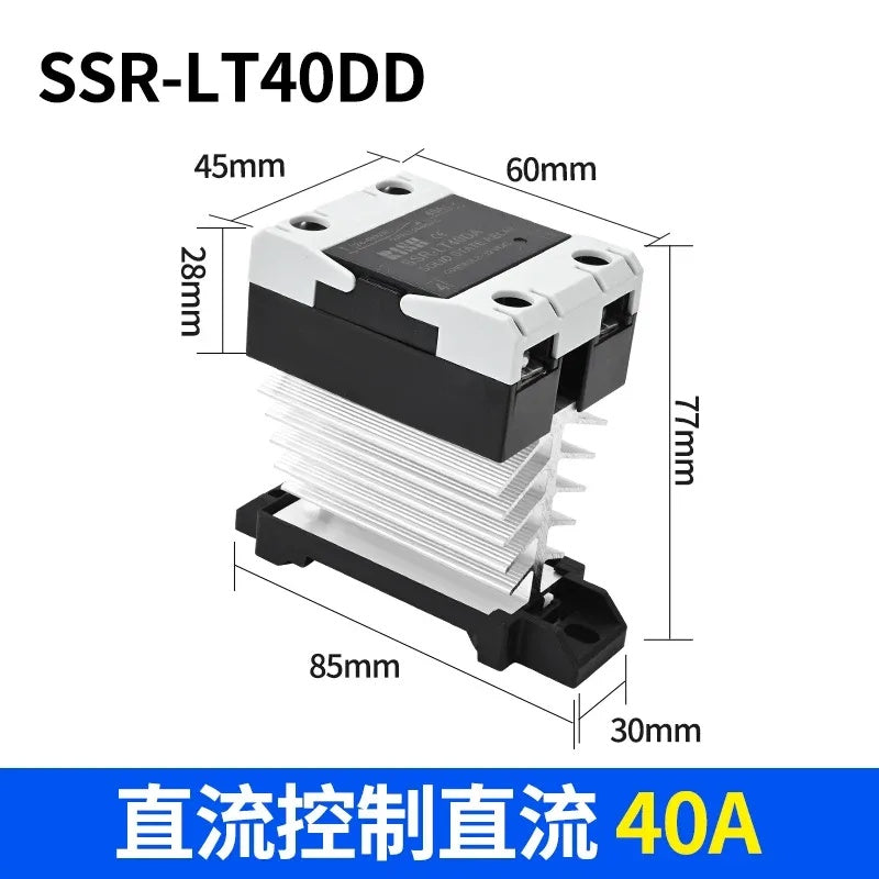 din rail solid state relay, integrated SSR contactor, SSR-40DD