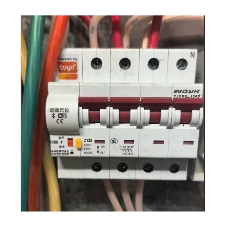 Smart WIFI TUYA Circuit Breaker, 1P/2P/3P/4P 16A-125A