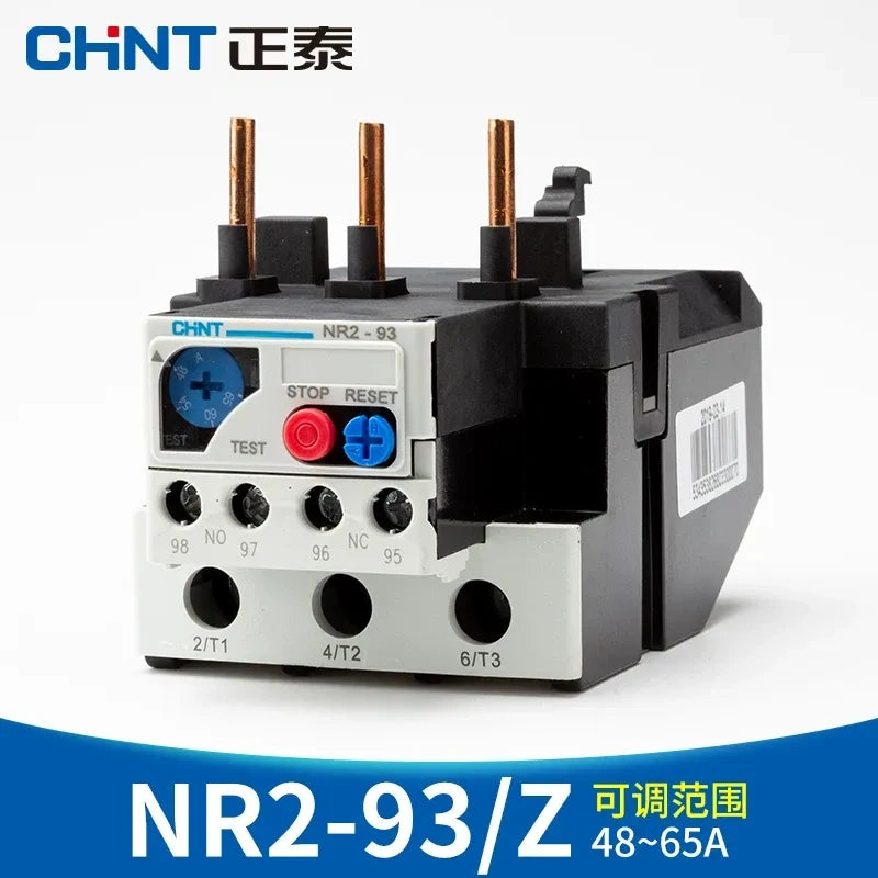 CHINT thermal overload relay, NR2 relay, CHINT NR2-93 48-65A