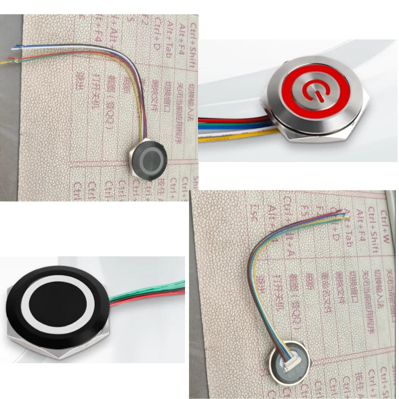 ultra thin push button switch, momentary metal switch, self reset tactile switch, lighted push button, 16mm metal switch, 19mm push button, 22mm momentary switch, 25mm waterproof switch, 30mm metal button, dual color led switch, tri color led switch, pre wired push button, ribbon connector switch, ip65 waterproof switch, 304 stainless steel switch, automotive push button, diy electronics switch, industrial control switch, custom logo push button
