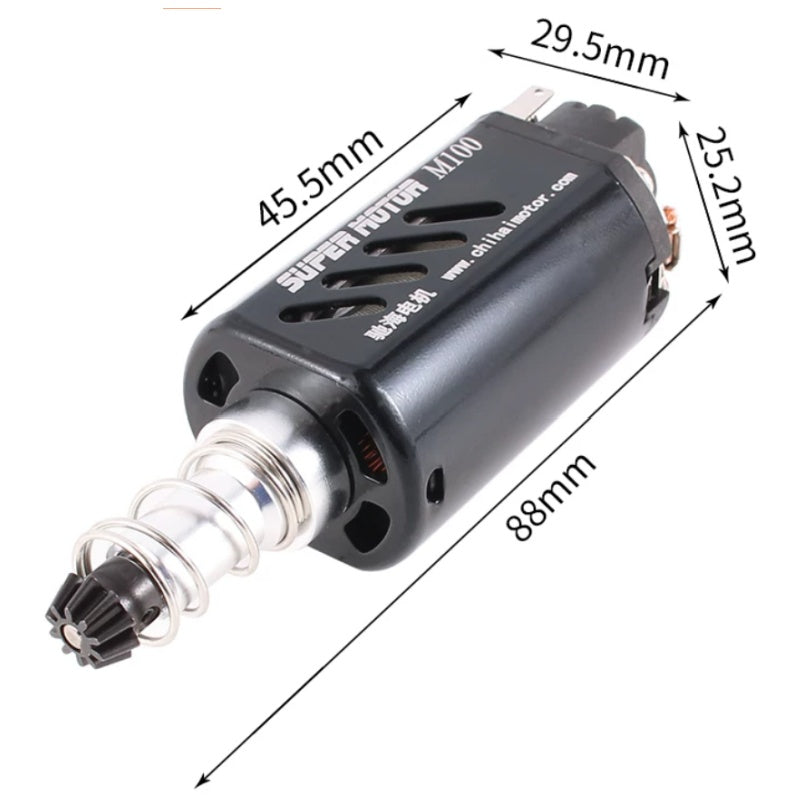 480 motor, DC motor, 11.1V motor, 34000RPM motor, high speed motor, high torque motor, hobby motor, toy motor, CHF-480SA motor, ChiHai motor, neodymium magnet motor, ferrite magnet motor, MIM steel gear motor, bevel gear motor, solder-free motor, plug-in terminal motor, beginner upgrade motor, drop-in replacement motor, 31000RPM motor, 37000RPM motor, 46000RPM motor, long shaft motor, short shaft motor, high torque single motor, low heat motor