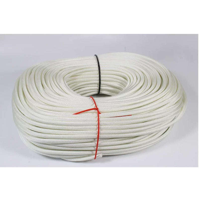 fiberglass high temperature sleeve, dingsleeve wire protector, flame retardant insulating tube, 600℃ heat resistant cable wrap, electrical fiberglass braided tubing, yellow wax tube alternative, motor wiring insulation sleeve