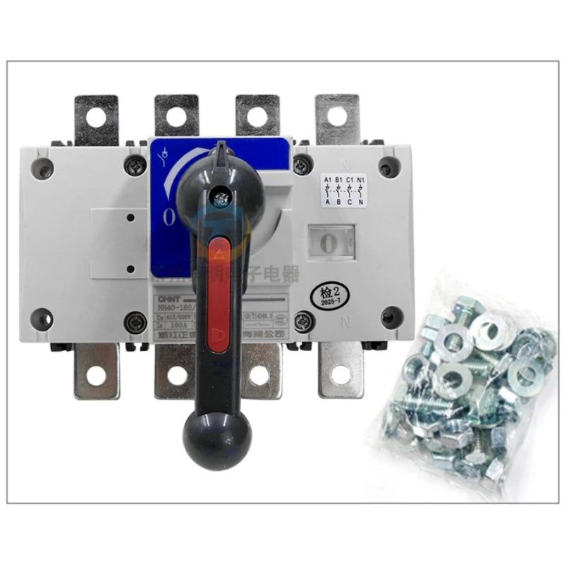 chint nh40 isolator switch,nh40-100 3p 4p load disconnect switch,ac690v low voltage main isolation switch,distribution cabinet incoming isolator 63~250A