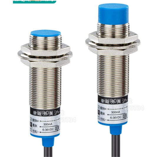 inductive proximity sensor, M18 proximity switch, LJ18A3, LJ18A3-8-Z/BX, LJ18A3-5-Z/BX, NPN proximity switch, PNP proximity switch, 24V proximity sensor, NO NC proximity switch, flush mount proximity sensor, non-flush proximity sensor, metal detection sensor, industrial automation sensor, waterproof proximity switch, short circuit protected sensor