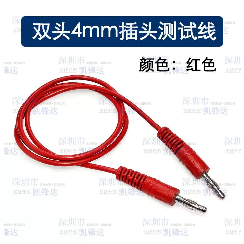 Insulated Alligator Clip Test Leads, Banana Plug to Alligator Clip Cable, Multimeter Power Test Wire, Double End Alligator Clip Jumper Wire for Electrical Testing