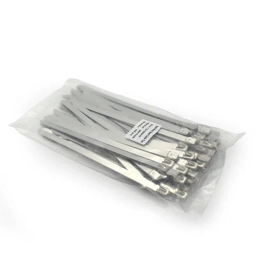 500 Pcs/Lot Material 304 Stainless Cable Tie (ball Lock)  7.9mmx500mm