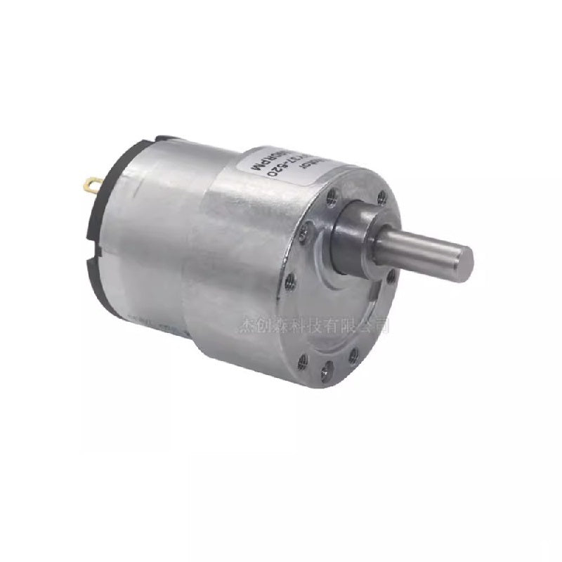 JGB37-520 DC Gear Motor with Hall Encoder, 6V 12V 24V Low Speed Reversible Motor for Balancing Car & Robot