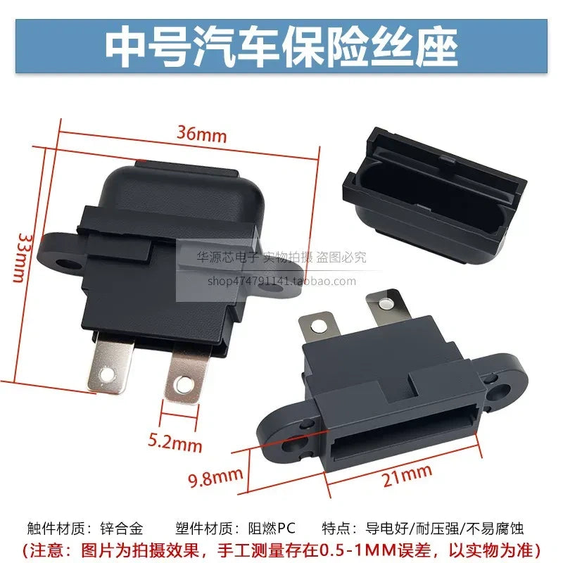 fuse tap for Standard ATO/ATC Blade Fuse, Fuse Tap Adapter , Add-a-Circuit Fuse Holder for 12V Car, Dash Cam Installation