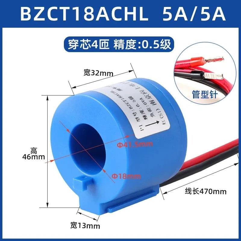 current transformer,BZCT18,BH0.66 CT,mini current transformer,1 turn current transformer,50a/5a 3 phase CT,0.5 class current transformer