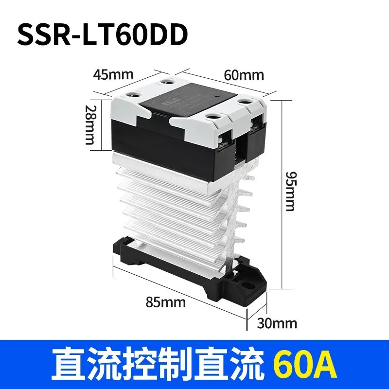 din rail solid state relay, integrated SSR contactor, SSR-60DD