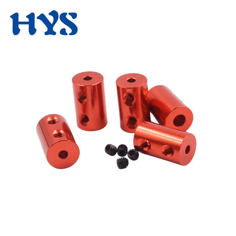 6pcs Aluminum Coupling Bore 1mm 2mm 3mm 3.17mm 4mm 5mm 6mm 3D Printer Parts Shaft Coupler Screw For Stepper Motor Accessories