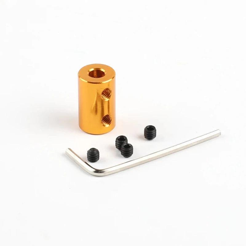 6pcs Aluminum Coupling Bore 1mm 2mm 3mm 3.17mm 4mm 5mm 6mm 3D Printer Parts Shaft Coupler Screw For Stepper Motor Accessories