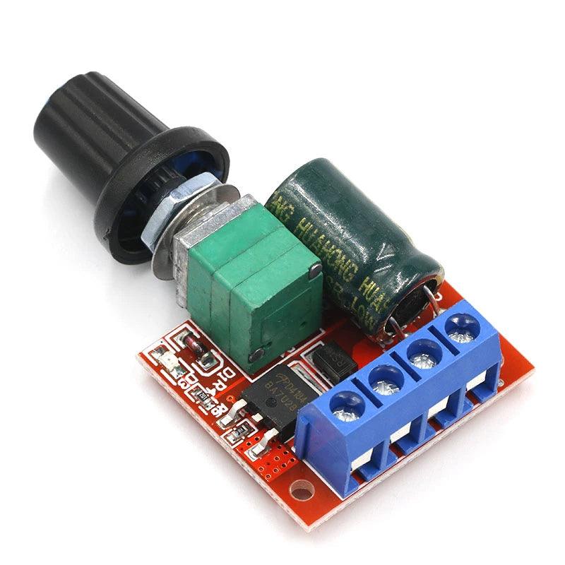 6V 12V 18V 24V DC Motor Controller PWM Speed Electric DC4.5V-35V 5A 90W Adjustable Control Governor Switch Drive Module