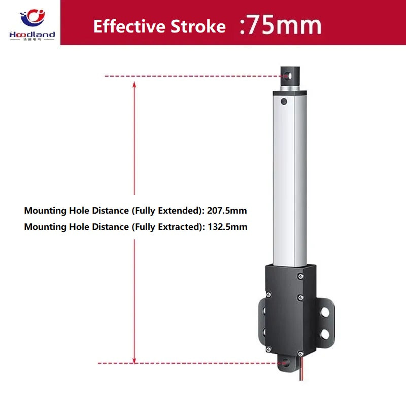 Mini Linear Actuator 12V/24V, 10-200mm Stroke