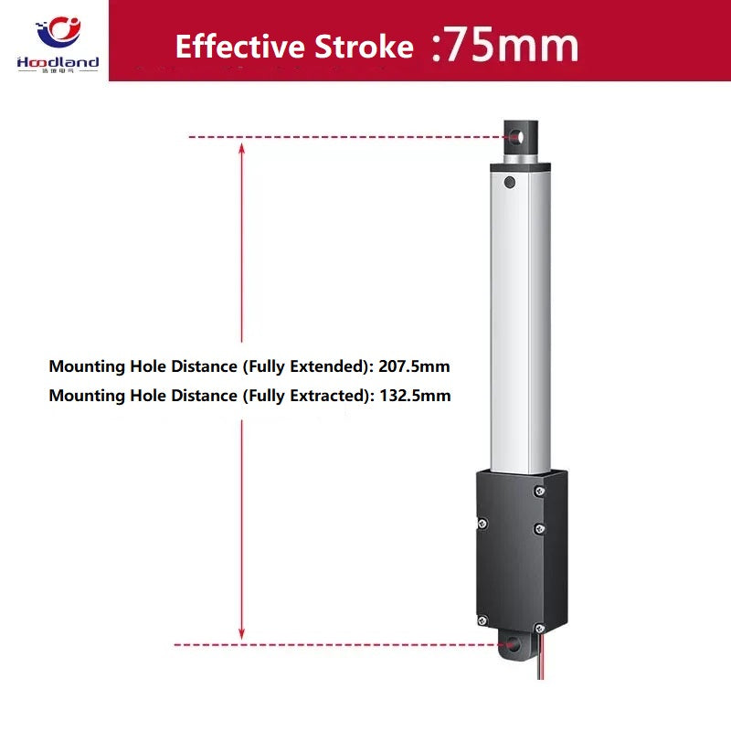 Mini Linear Actuator 12V/24V, 10-200mm Stroke