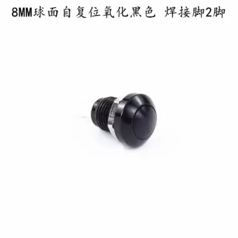 EARU -1pc 8mm Momentary Metal Push Button Switch Waterproof