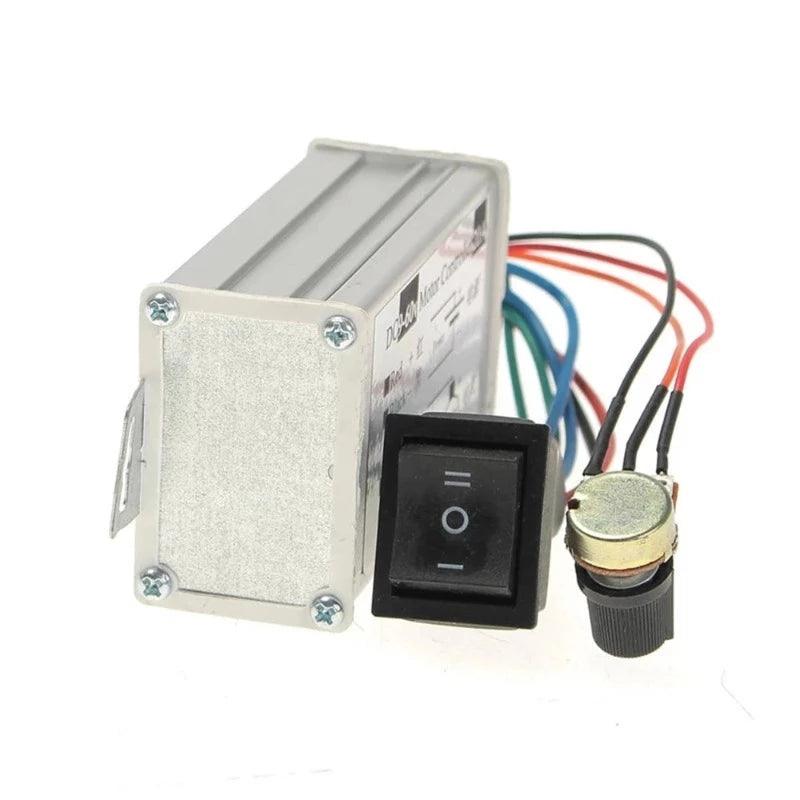 9V 12V 18V 24V 48V DC Motor Controller PWM Speed DC9V-60V 20A 1200W Regulator Pause Start Reversed CW CCW Switch Governor