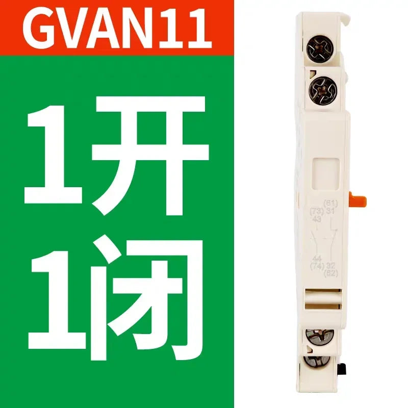 Schneider Electric GVAN11 AUXILIARY CONTACT 1NO+1NC Motor Breaker ,Thermal Magnetic Breaker Overload Protection