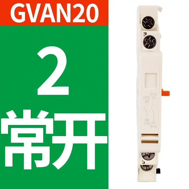 Schneider Electric GVAN20 AUXILIARY CONTACT 2NO  Motor Breaker ,Thermal Magnetic Breaker Overload Protection