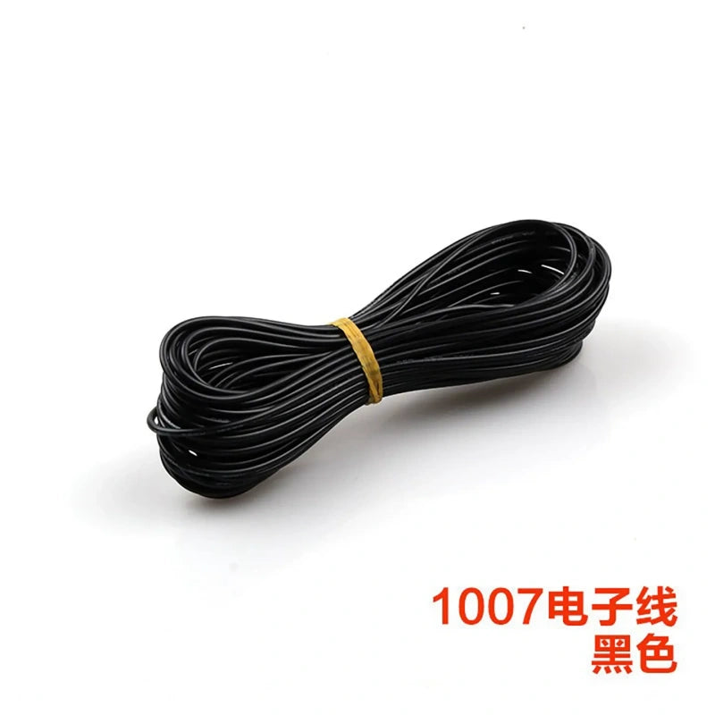 black UL1007 wire,hookup wire,electronic wire,tinned copper wire,18AWG wire,20AWG wire,22AWG wire,24AWG wire,26AWG wire,28AWG wire,pvc insulated wire,300v wire,80c wire,multi‑color wire