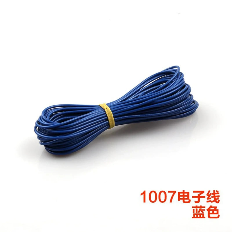 blue UL1007 wire,hookup wire,electronic wire,tinned copper wire,18AWG wire,20AWG wire,22AWG wire,24AWG wire,26AWG wire,28AWG wire,pvc insulated wire,300v wire,80c wire,multi‑color wire