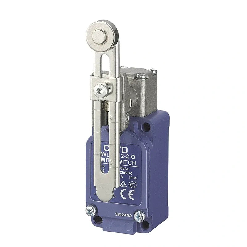 CNTD CWL Limit Switch, IP66 Limit Switch, CWLCA12-2-Q Roller Lever Switch ,6A 250VAC Aluminum Housing Switch 
