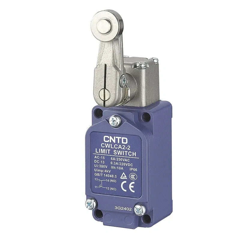 CNTD CWL Limit Switch, IP66 Limit Switch, CWLCA2-2 Roller Lever Switch ,6A 250VAC Aluminum Housing Switch 