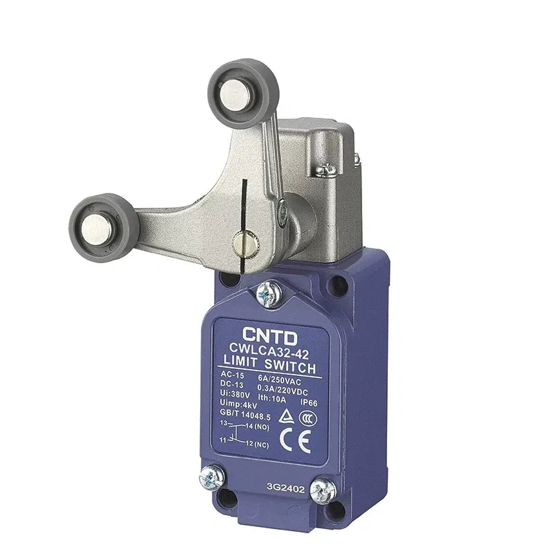CNTD CWL Limit Switch, IP66 Limit Switch, CWLCA32-42 Roller Lever Switch ,6A 250VAC Aluminum Housing Switch 