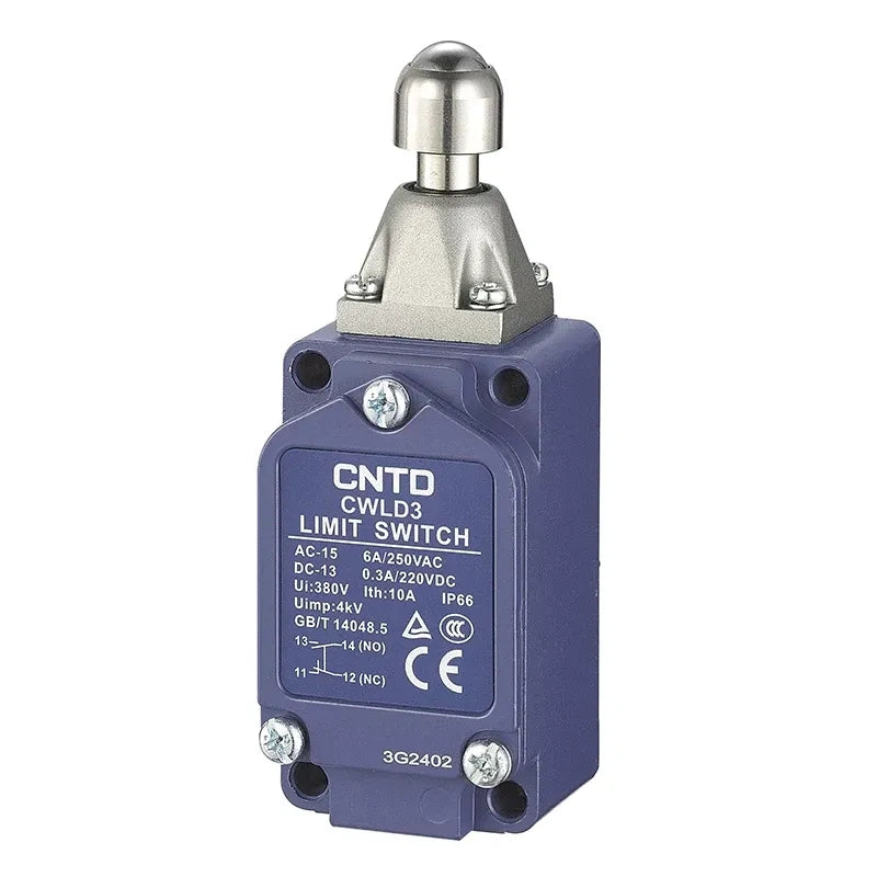 CNTD CWL Limit Switch, IP66 Limit Switch, CWLD3 Roller Lever Switch ,6A 250VAC Aluminum Housing Switch 